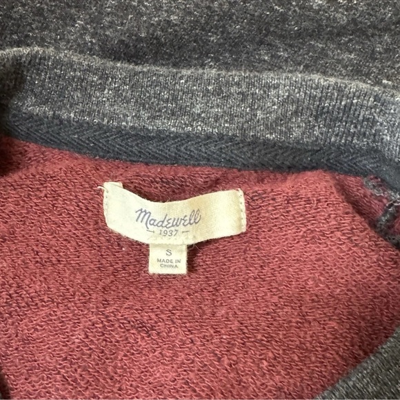 Madewell Tour Guide Cities Sweatshirt Gray Size Small Athleisure Activewear - Picture 5 of 8